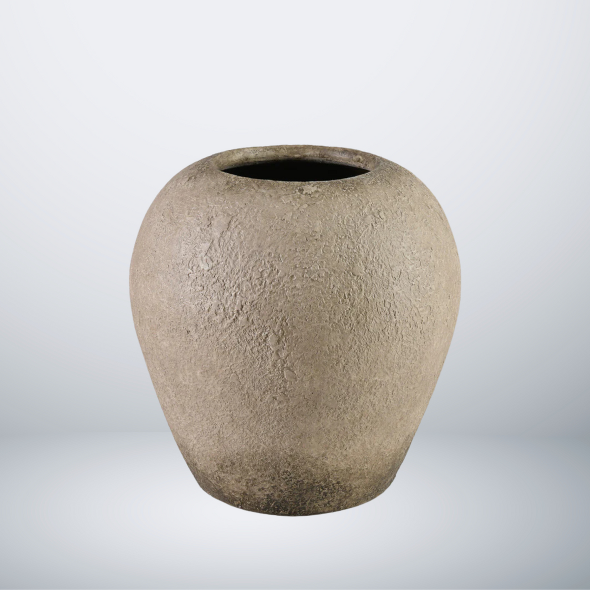 Memphis Vase by Eos Blooms: handcrafted ceramic with textured clay and a wide opening.