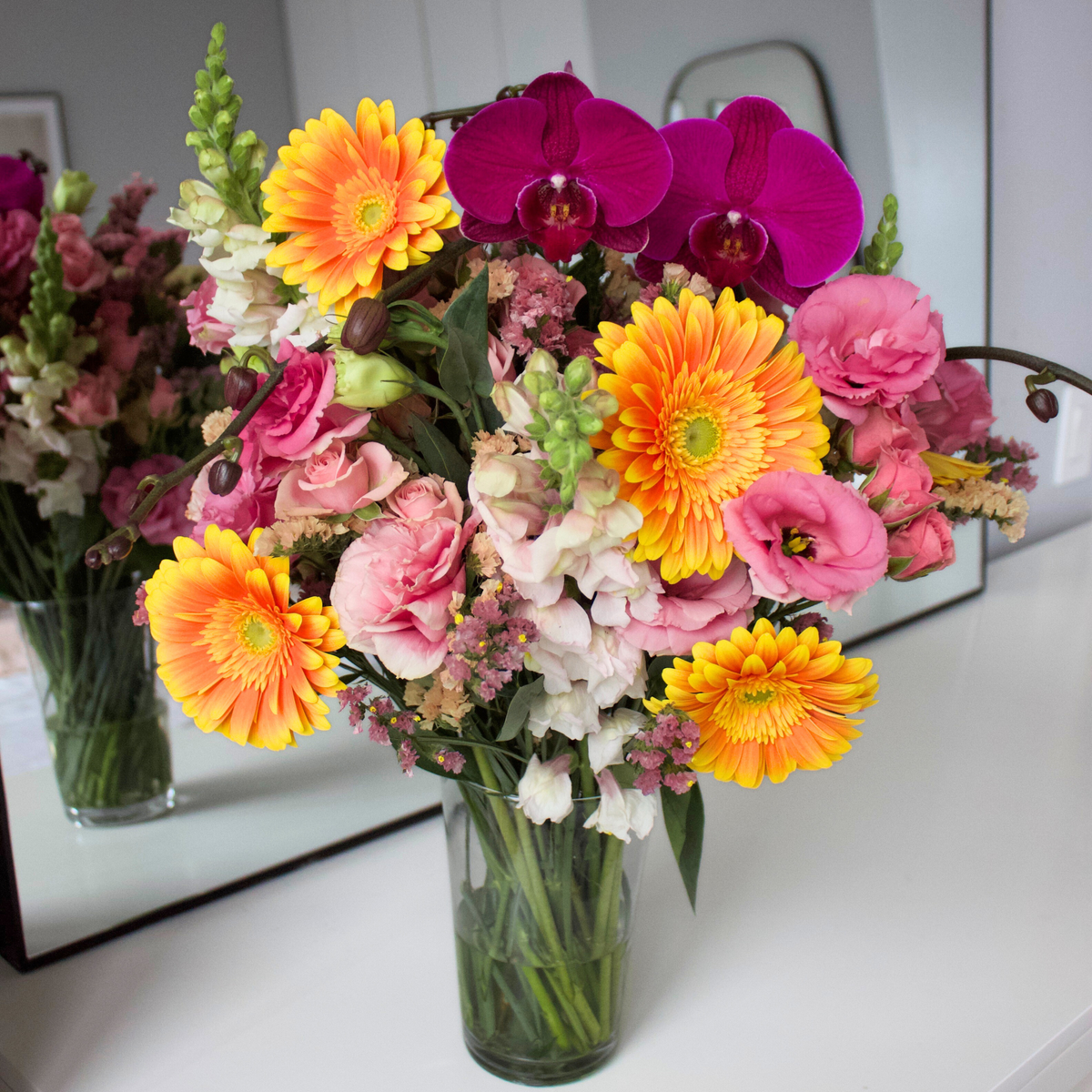 The Kindred by Eos Blooms: a farm-fresh mix of colorful, pet-friendly flowers.