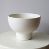 White Ceramic Pedestal (Medium)