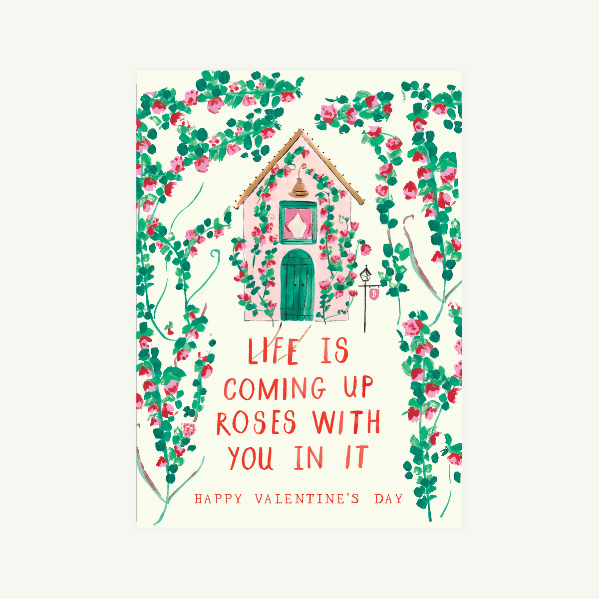 Hand-Illustrated Greeting Card by Eos Blooms, locally designed in NYC.