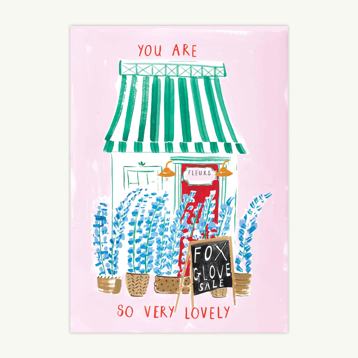 Eos Blooms’ hand-illustrated greeting cards, locally designed in NYC.